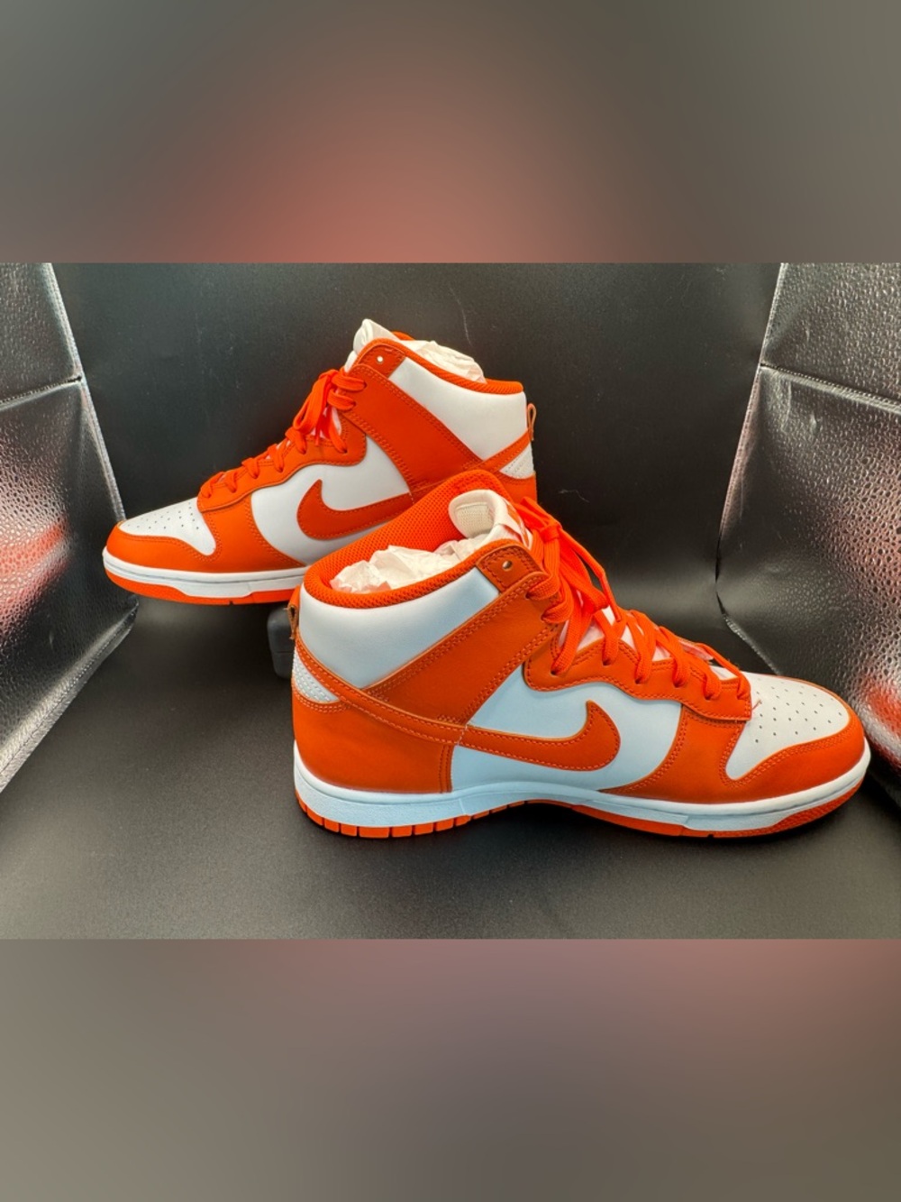 Nike Dunk Low Syracuse Orange Blaze DD1399-101 Men’s 10.5🔥 worn twice - Picture 12 of 16